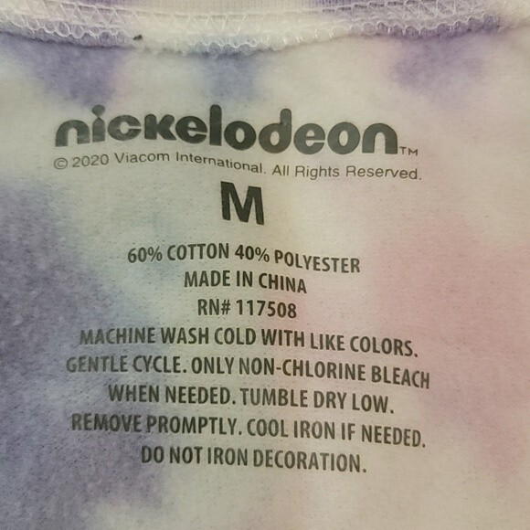 NICKELODEON Rugrats Tie Dyed Sweatshirt size M - Picture 5 of 5